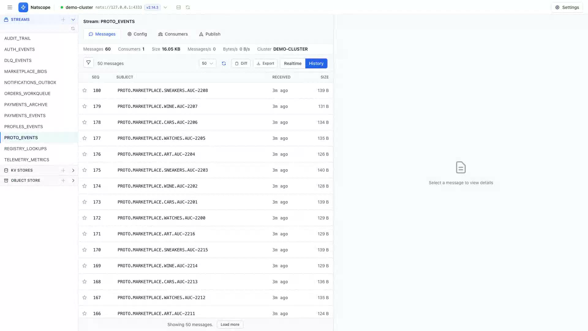 A binary payload decoding after a mapping is added